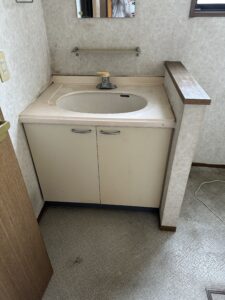 既設洗面化粧台