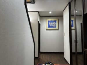 玄関から見た施工後のようす