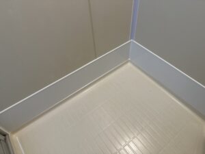 ユニットバス幕板の施工後の仕上がり