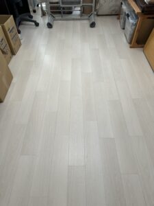 クッションフロアー施工後
