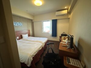 沖縄で宿泊したホテルの客室