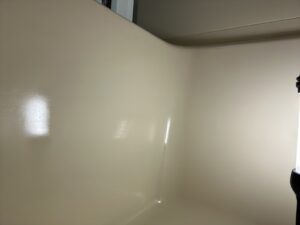 リペア後のユニットバス浴槽内